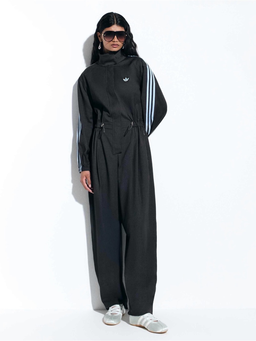 adidas Originals × ASOS size S tailored jumpsuit in gray LIMITED EDITION - Picture 2 of 5